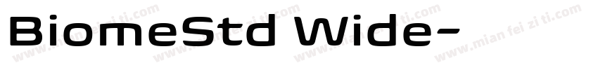 BiomeStd Wide字体转换